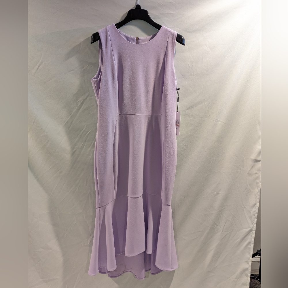 New with Tags Women's Purple Sleeveless Calvin Klein Dress Size 12